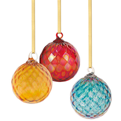 Glass Eye Studio Choice of Handblown Glass Birthstone Ornament