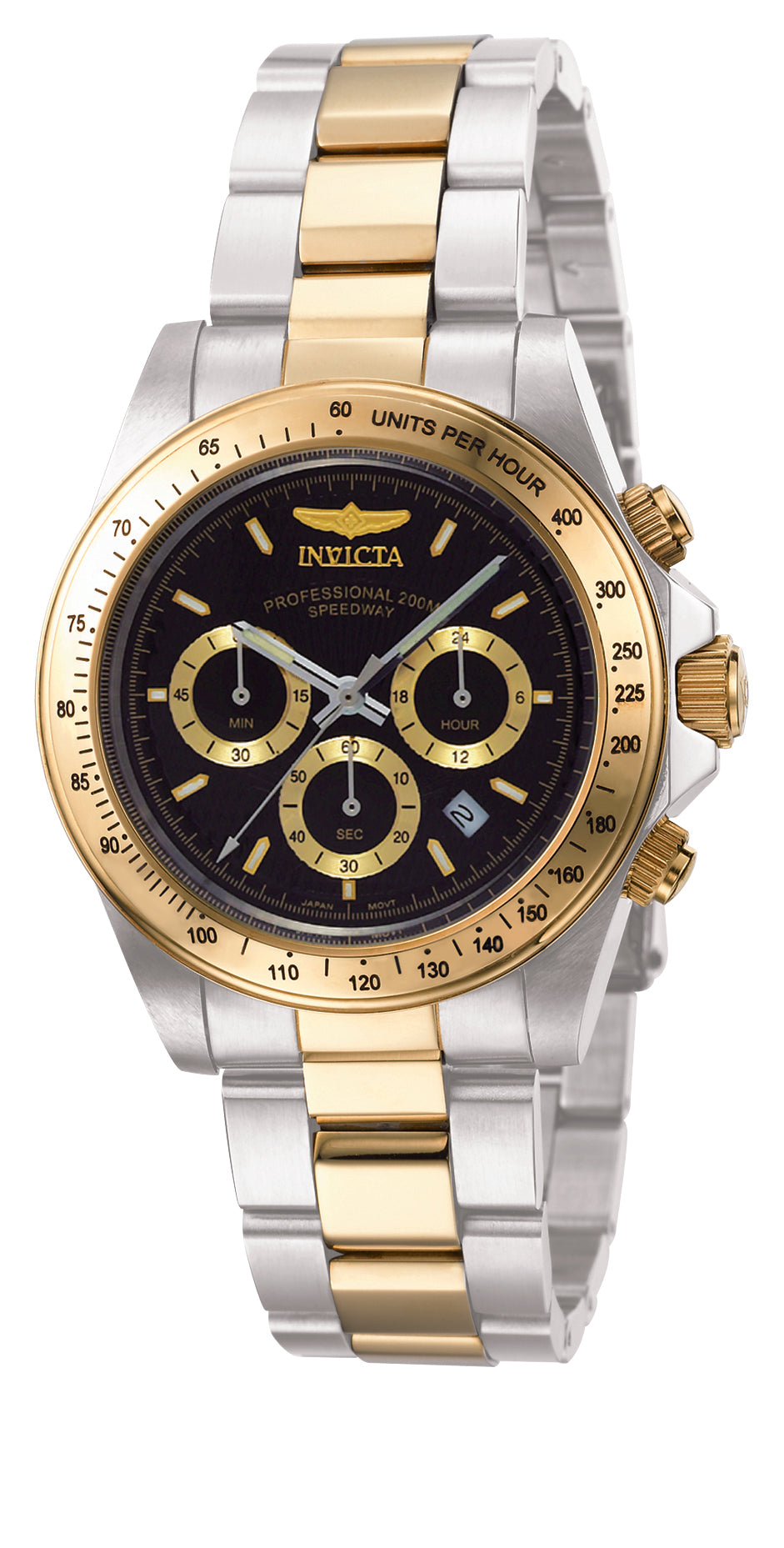 Invicta Men's 39mm Speedway Quartz Chronograph Two-Tone Bracelet Watch