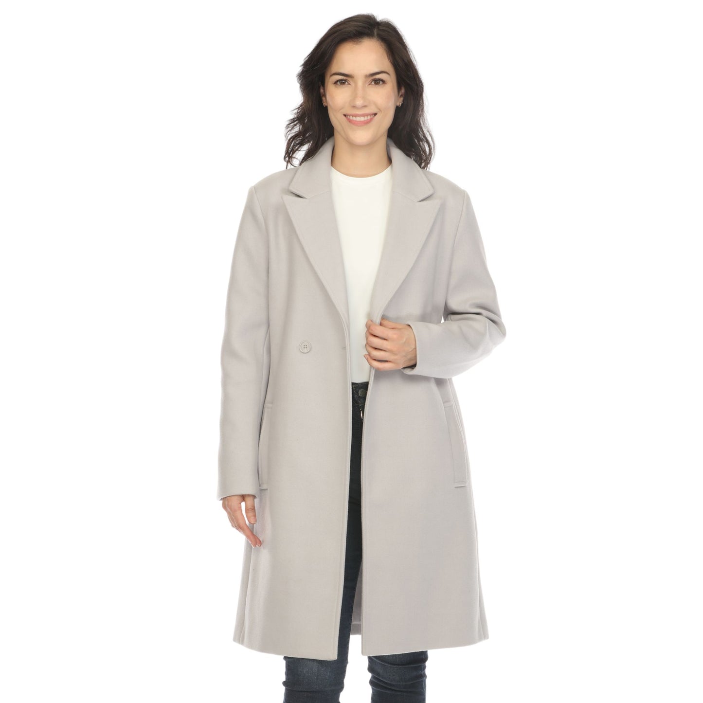 White Mark Women's Classic Walker Coat