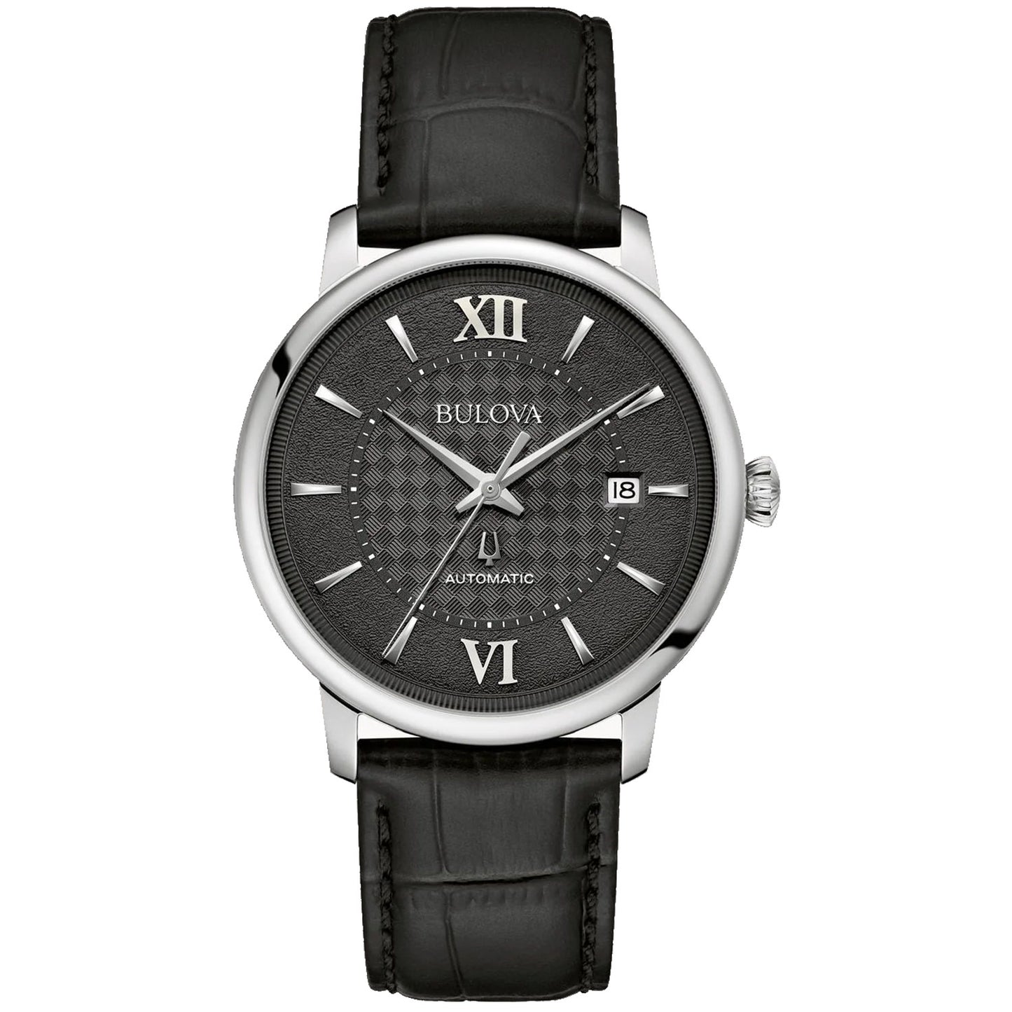 Bulova Men's Hudson 39mm Swiss Automatic Strap Watch