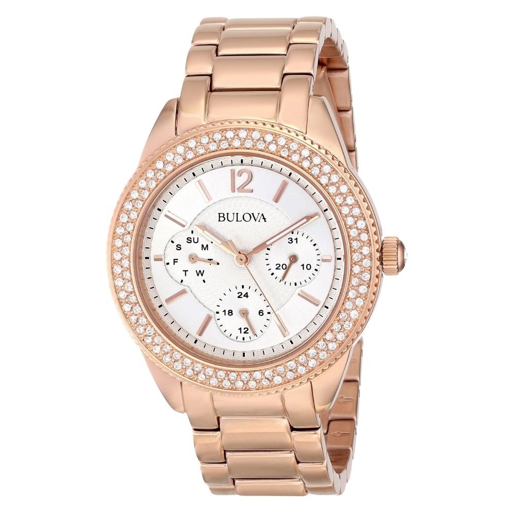 Bulova Women's Swarovski 36mm Quartz Bracelet Watch
