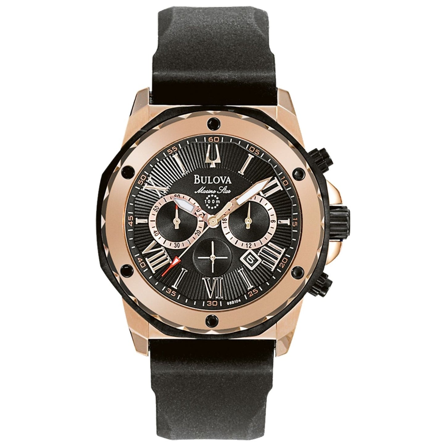 Bulova Men's Marine Star 44mm Quartz Strap Watch