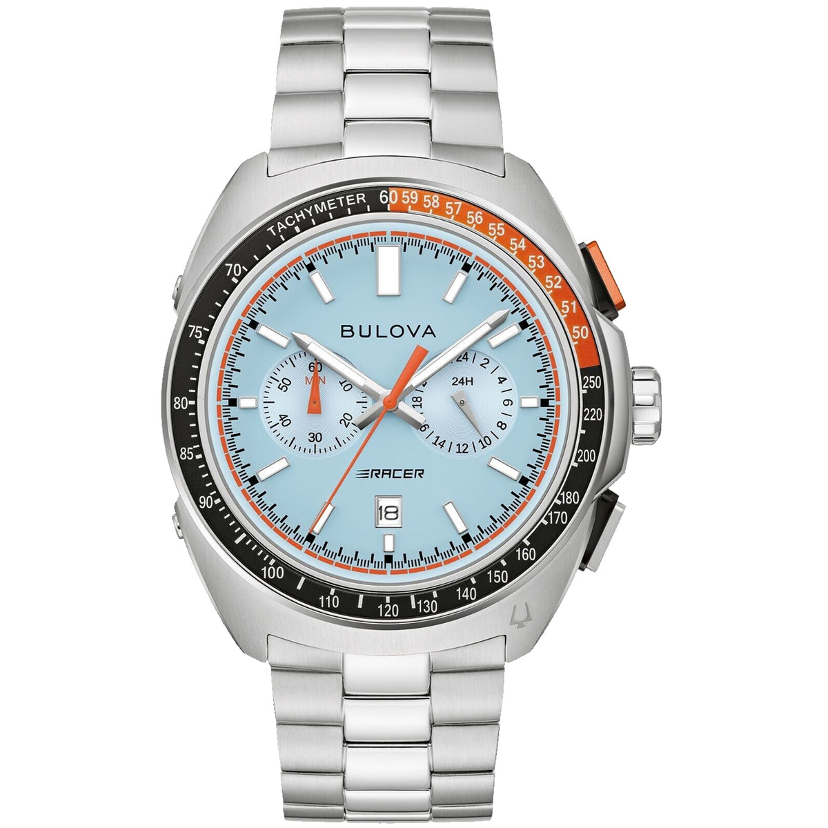 Bulova Men's Racer 42mm Swiss Quartz Bracelet Watch