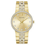 Bulova Men's Crystal 40mm Quartz Bracelet Watch