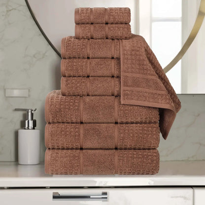 Superior "Napa" Zero Twist 100% Cotton 9-Piece Towel Set