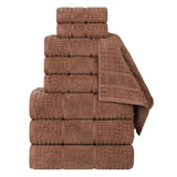 Superior "Napa" Zero Twist 100% Cotton 9-Piece Towel Set