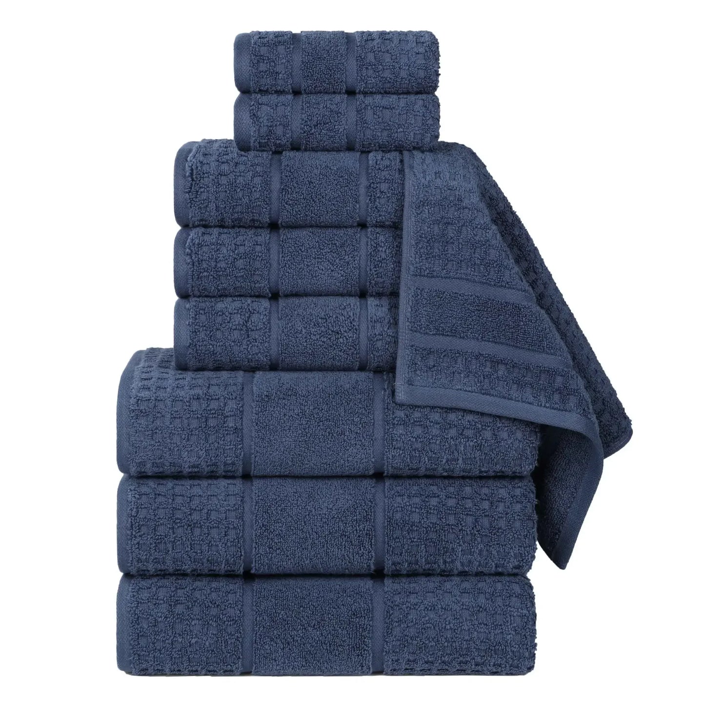 Superior "Napa" Zero Twist 100% Cotton 9-Piece Towel Set