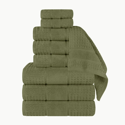 Superior "Napa" Zero Twist 100% Cotton 9-Piece Towel Set