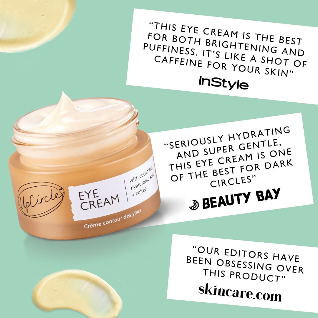 UpCircle Eye Cream with Hyaluronic Acid & Coffee