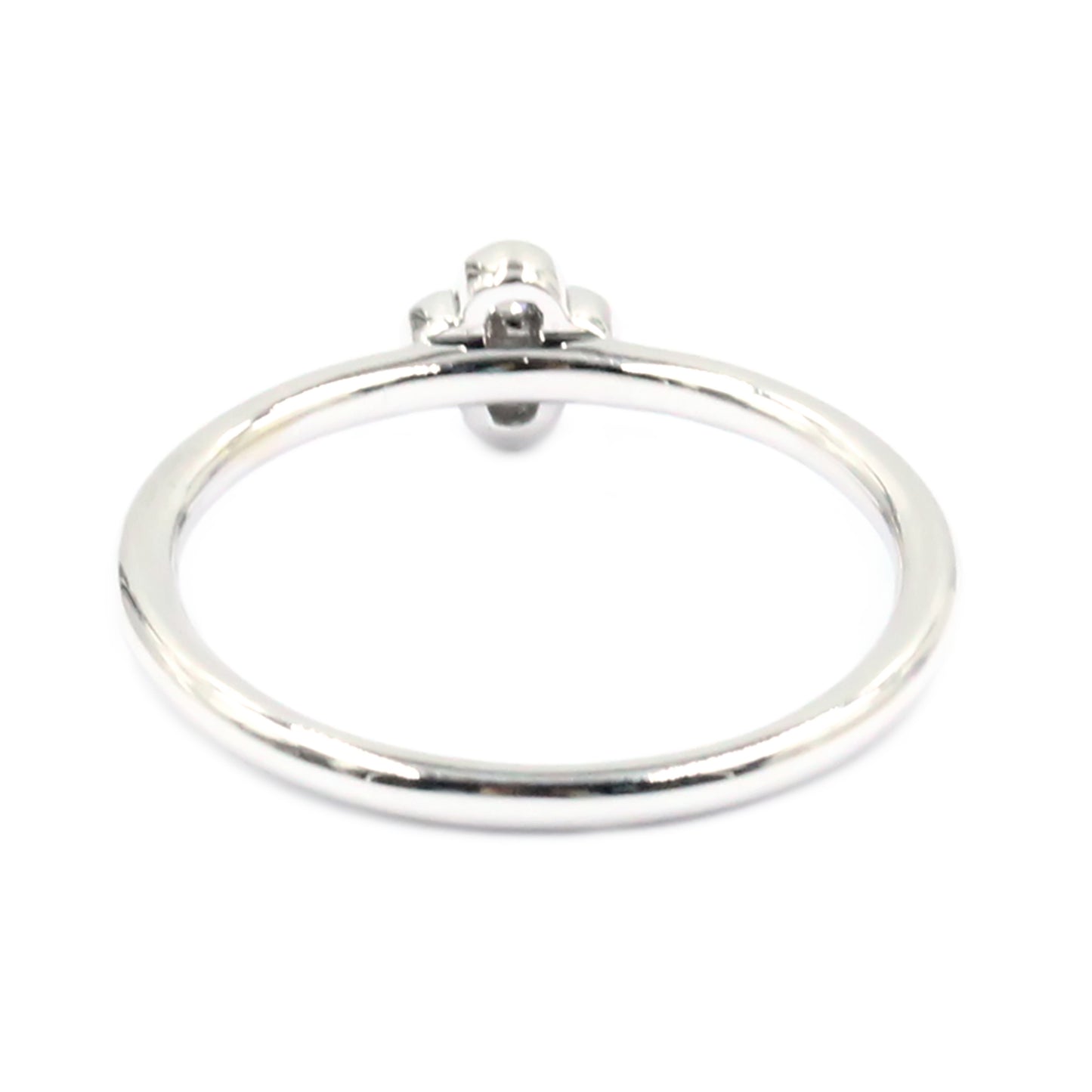 Gilded Lane 14K Gold 0.09ctw Diamond 5-Stone Cluster Stacking Ring