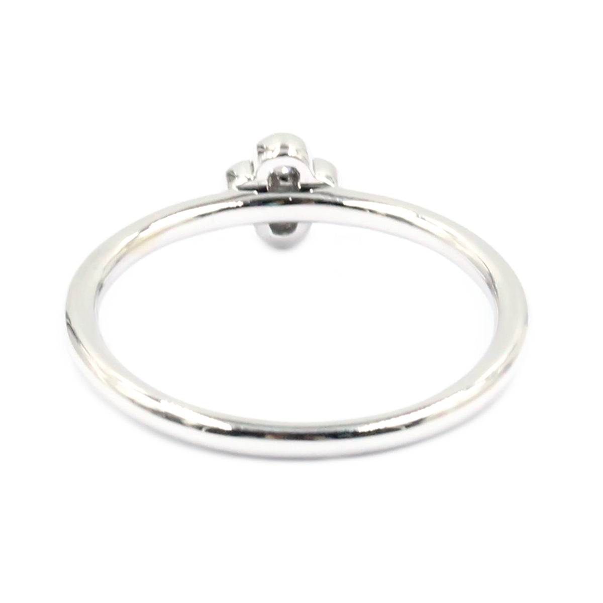 Gilded Lane 14K Gold 0.09ctw Diamond 5-Stone Cluster Stacking Ring