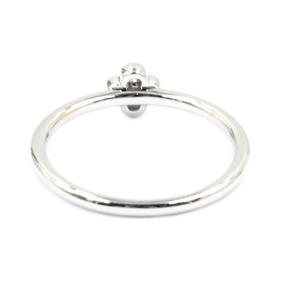 Gilded Lane 14K Gold 0.09ctw Diamond 5-Stone Cluster Stacking Ring