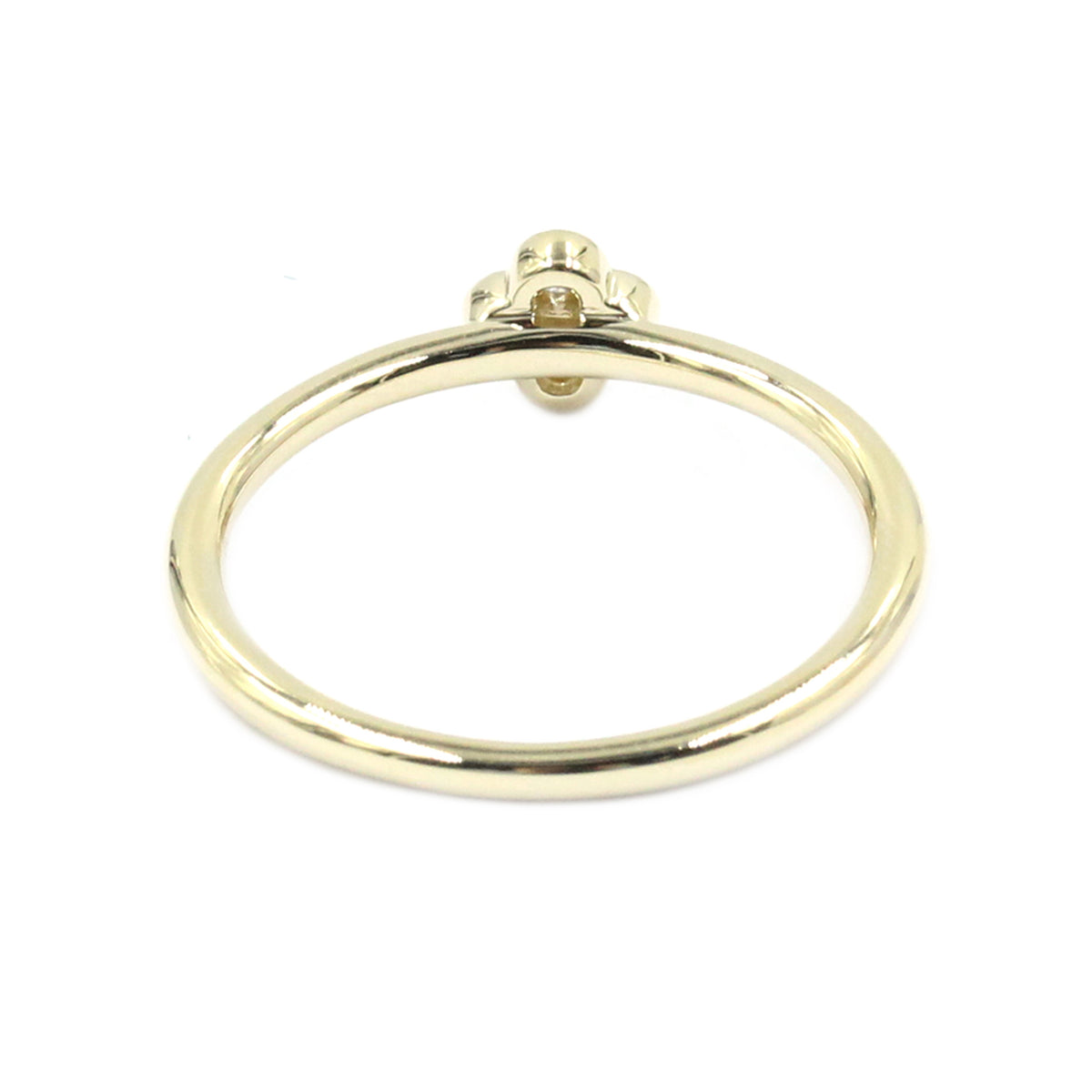 Gilded Lane 14K Gold 0.09ctw Diamond 5-Stone Cluster Stacking Ring