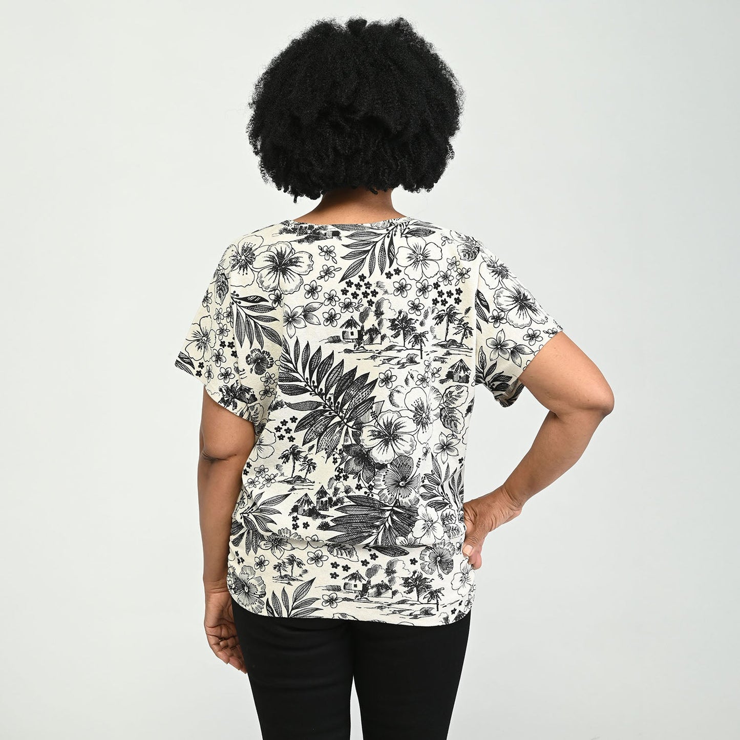 Christopher & Banks Ruched Banded Hem Top