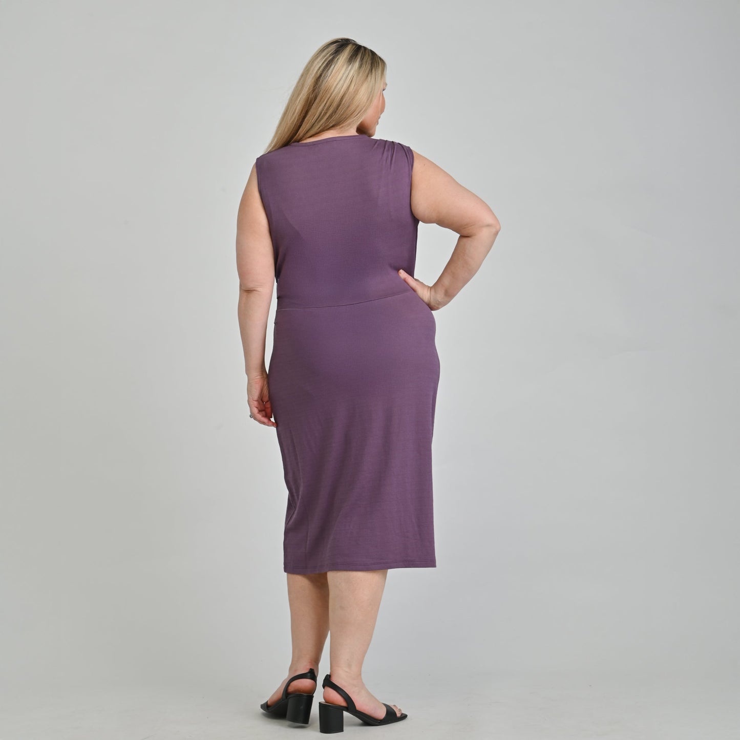 Christopher & Banks Ribbed Knit Sleeveless Dress