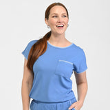 Christopher & Banks Relaxed Restyled Whip Stitch Dolman Sleeve Tee