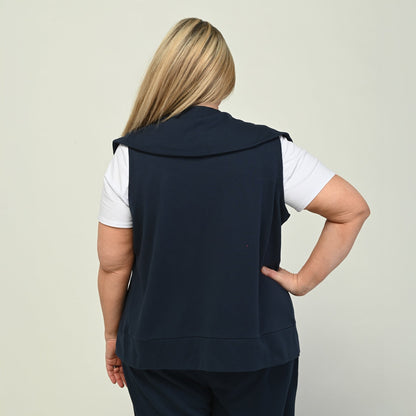 Christopher & Banks Relaxed Restyled Zip Front Vest