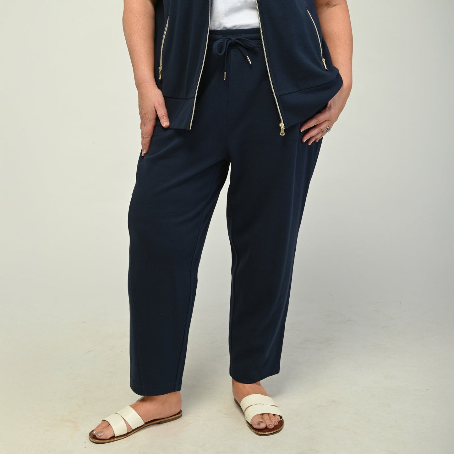 Christopher & Banks Relaxed Restyled Seamed Front Pant
