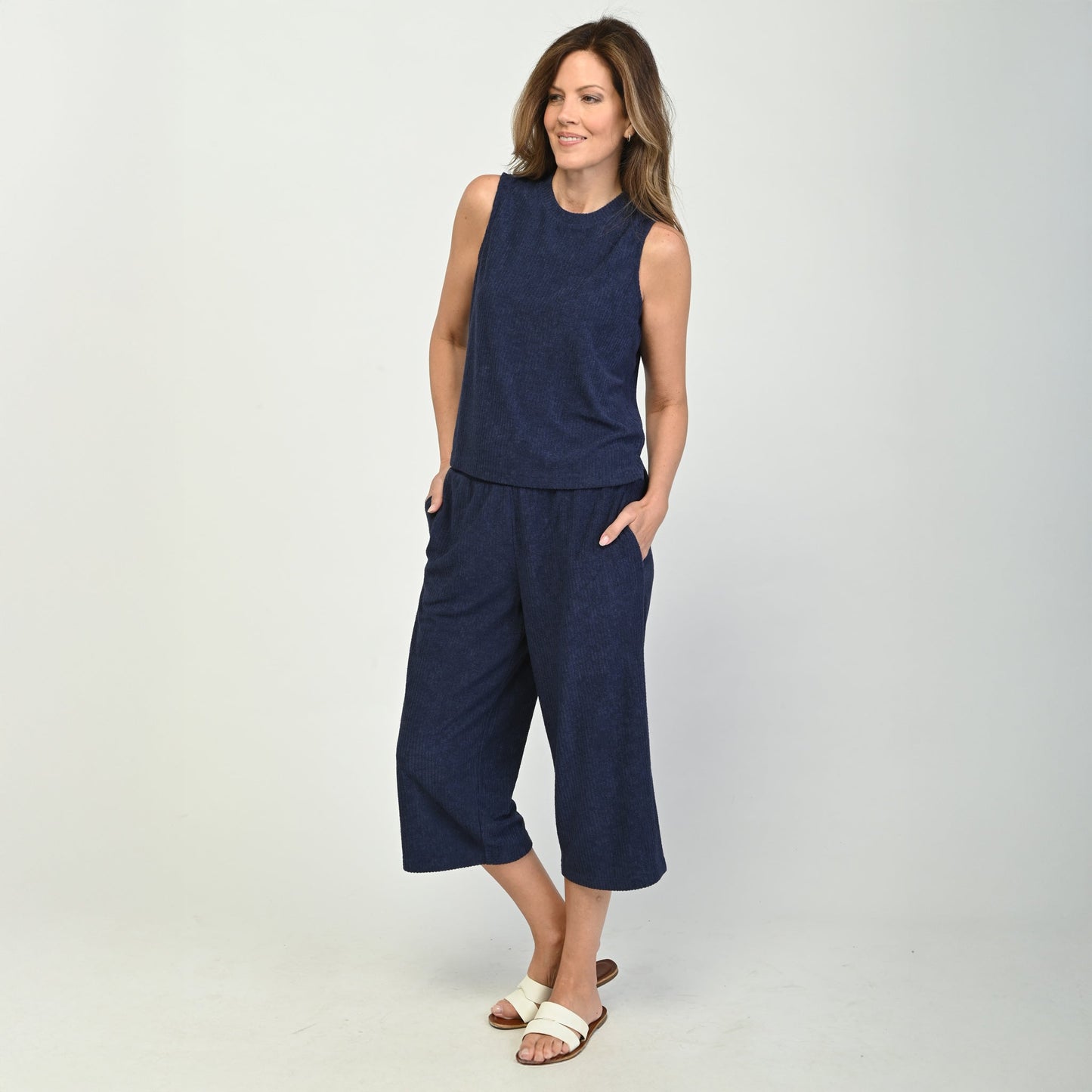 Christopher & Banks Relaxed Restyled Terry Tank