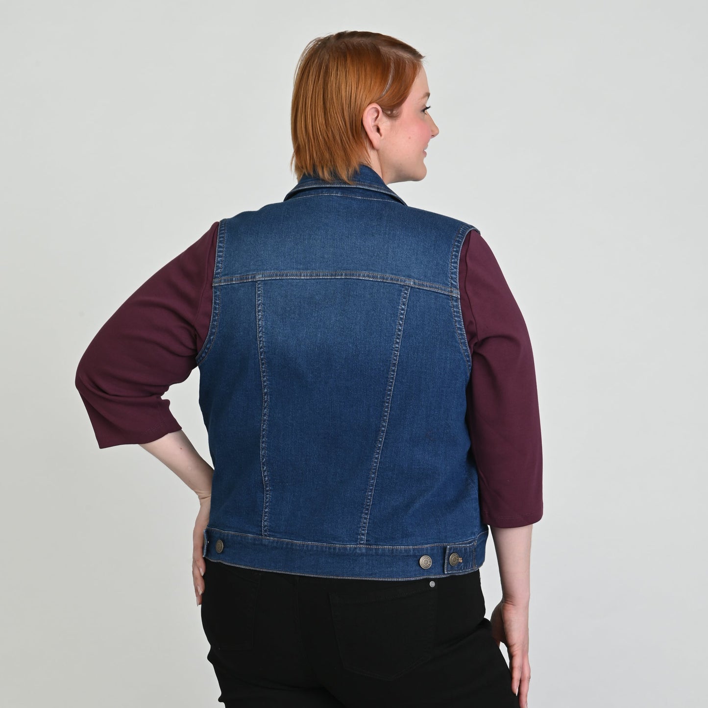 Christopher & Banks Denim Vest