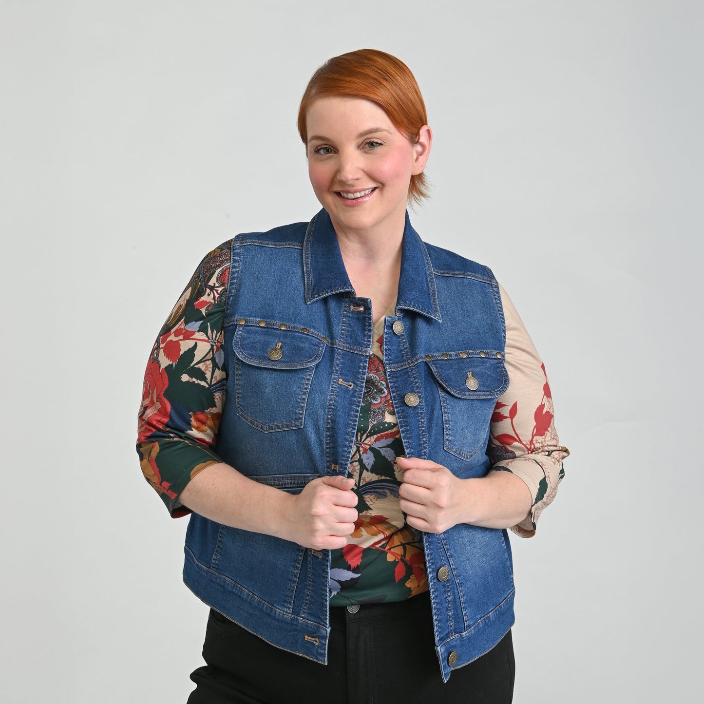 Christopher & Banks Denim Vest