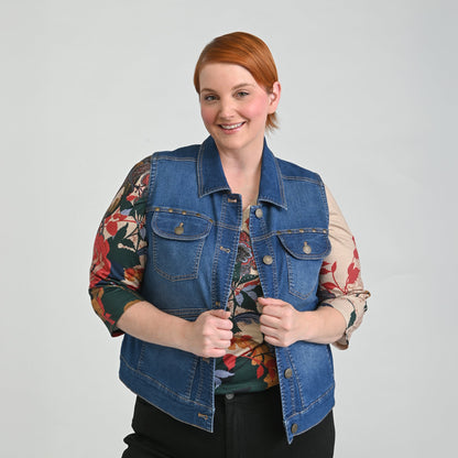 Christopher & Banks Denim Vest