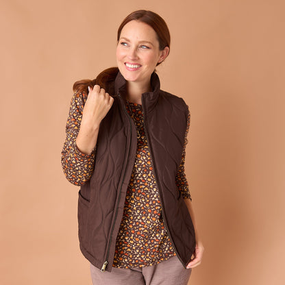 Christopher & Banks Relaxed Restyled Animal Print Long Sleeve Tee