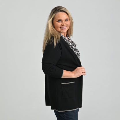 Christopher & Banks Whipstitch Detail Cardigan