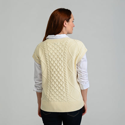 Christopher & Banks Fisherman Stitch Pullover Vest