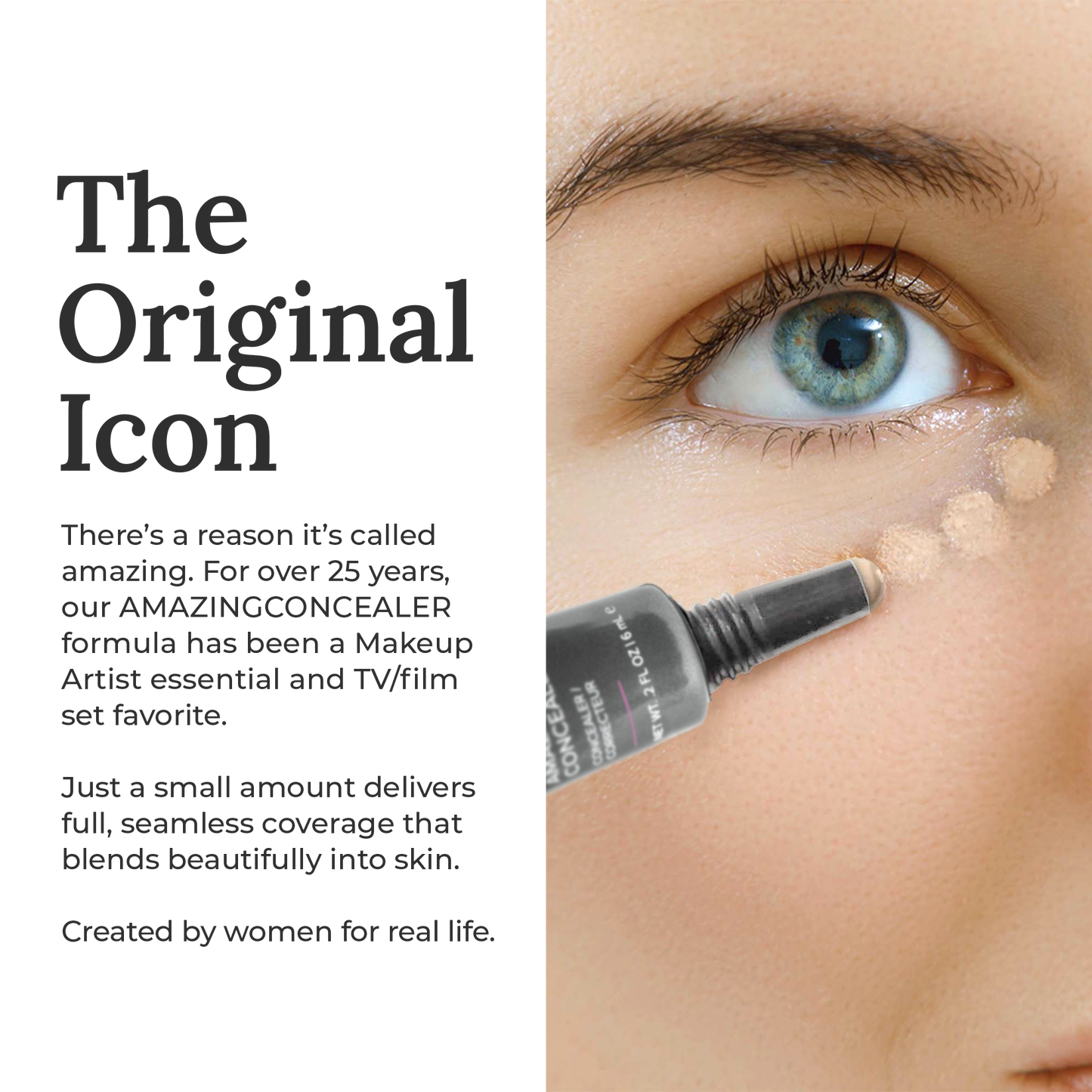 AmazingCosmetics Water-Resistant Antioxidant-Rich Amazing Concealer