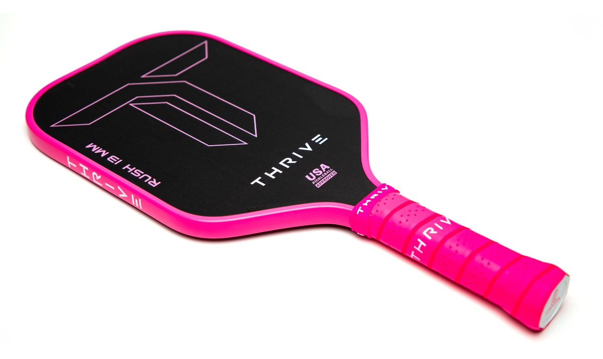 Thrive Pickleball Special Edition Rush Pink 13mm Paddle with Accessories
