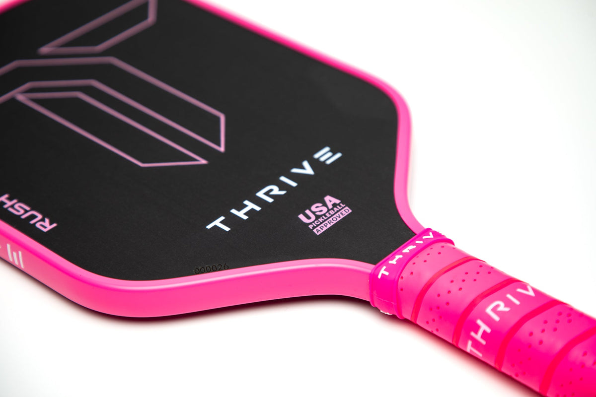 Thrive Pickleball Special Edition Rush Pink 13mm Paddle with Accessories