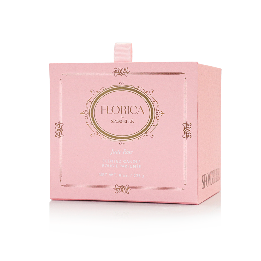 Spongellé Florica Jude Rose Candle 8oz