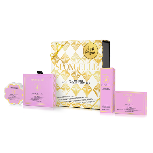 Spongellé French Lavender Daisy Gift Set