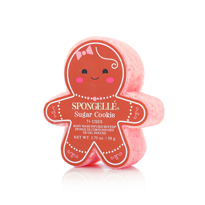 Spongellé Everything Nice Holiday Gingerbread Body Wash Infused Buffer Gift Set