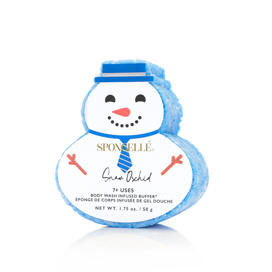 Spongellé Holiday Snowman Assorted Body Wash Infused Buffer Pack