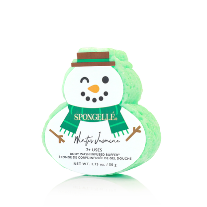 Spongellé Holiday Snowman Assorted Body Wash Infused Buffer Pack