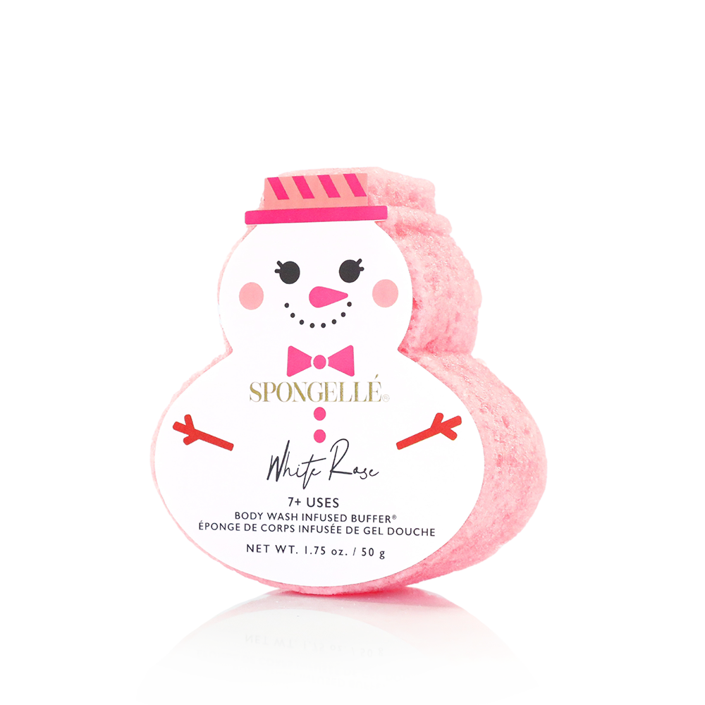 Spongellé Holiday Snowman Assorted Body Wash Infused Buffer Pack