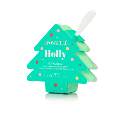 Spongellé Happy Holidays Holiday Tree Body Wash Infused Gift Set