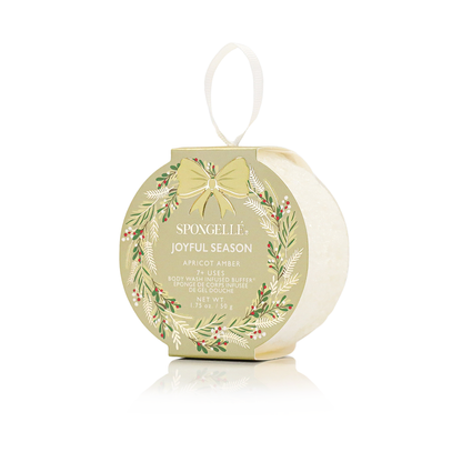 Spongellé Holiday Wreath Assorted Body Wash Infused Buffer Pack