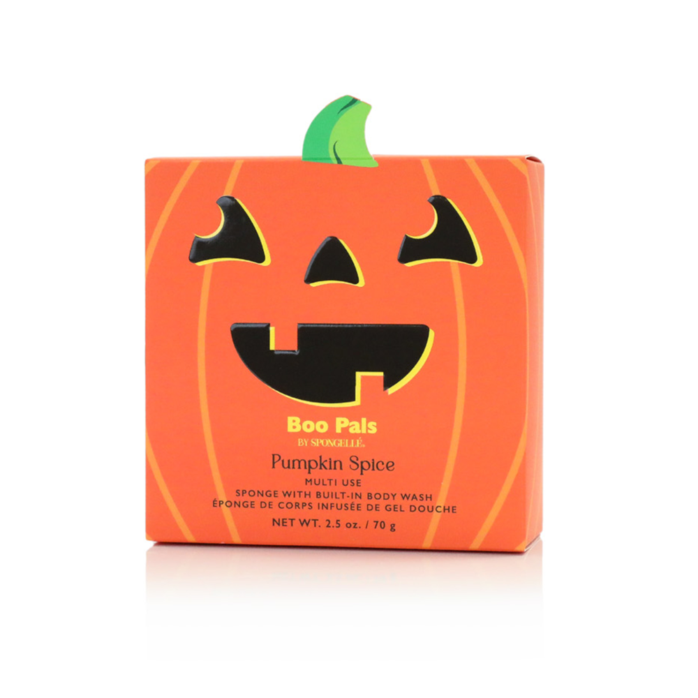 Spongellé Pumpkin Spice Pumpkin Boo Pals Body Wash Infused Buffer