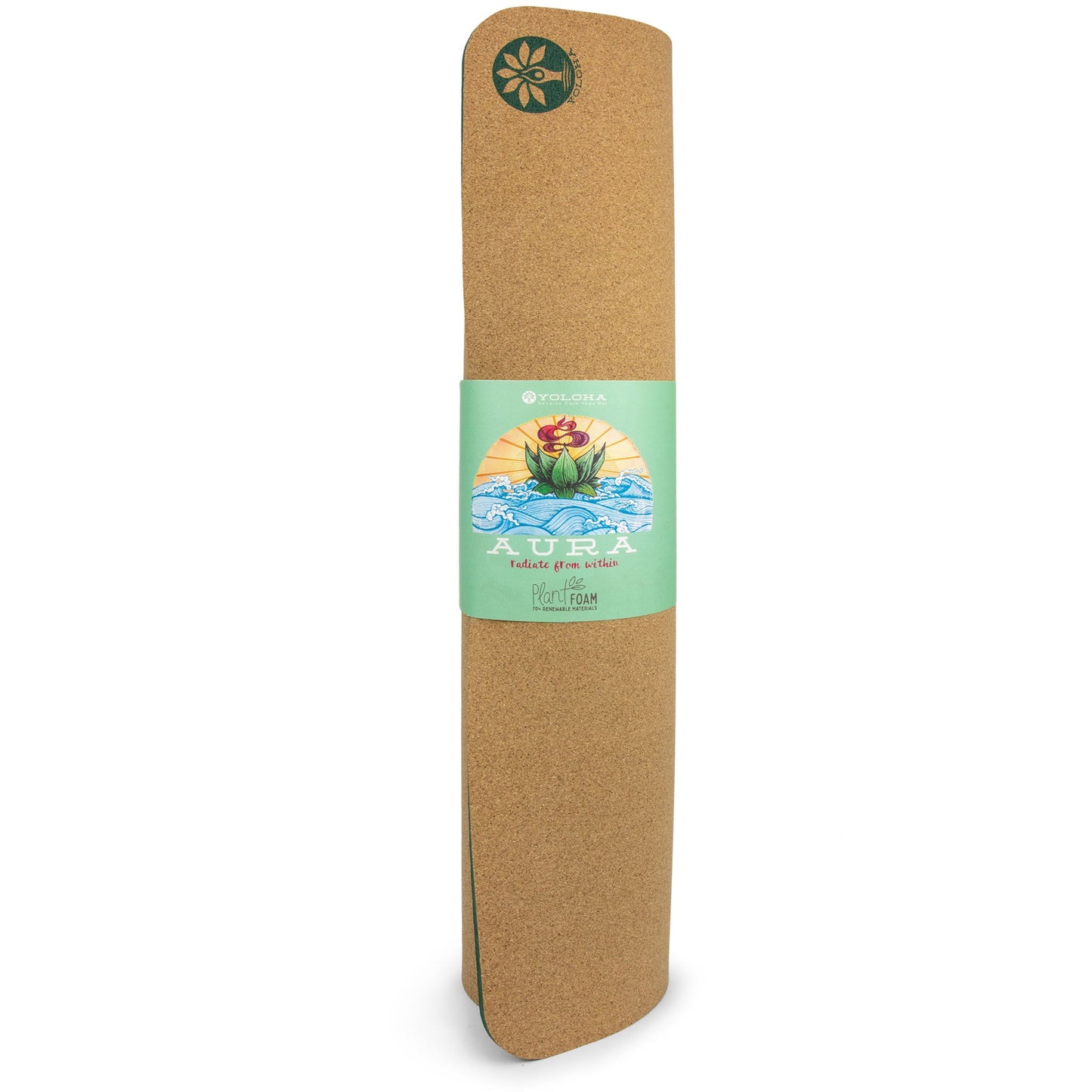 Yologa Yoga Aura Cork Yoga Mat