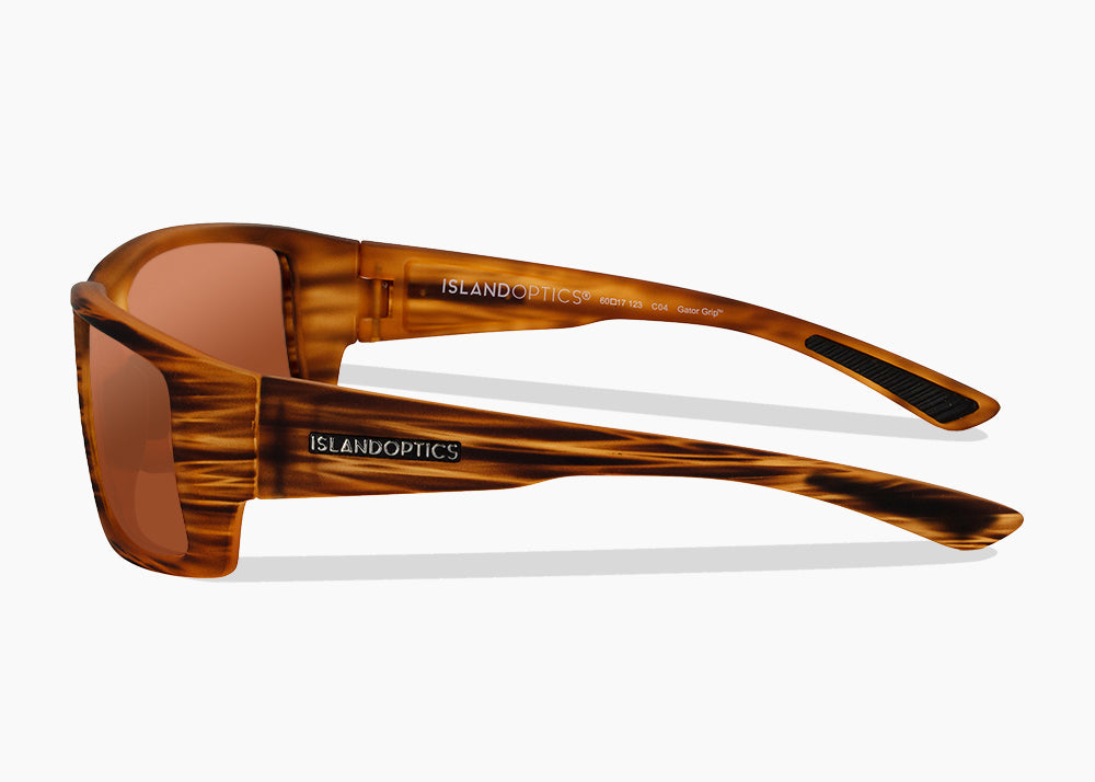 Island Optics 60mm Angler Polarized Sunglasses