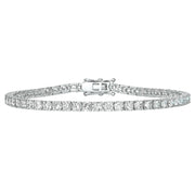 Morris & David 14K Gold 2.00ctw Diamond 7" Tennis Bracelet