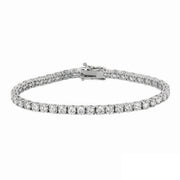 Morris & David 14K Gold 5.00ctw Diamond Tennis 7" Bracelet