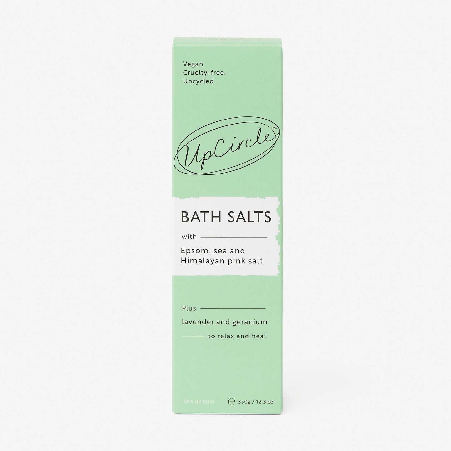 UpCircle Bath Salts with Epsom, Sea and Himalayan Pink Salt