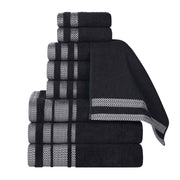 Superior "Hays" 100% Cotton Textured 9-Piece Towel Set