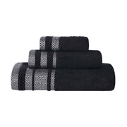 Superior "Hays" 100% Cotton Textured 3-Piece Towel Set