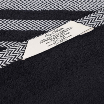 Superior "Hays" 100% Cotton Textured 12-Piece Towel Set