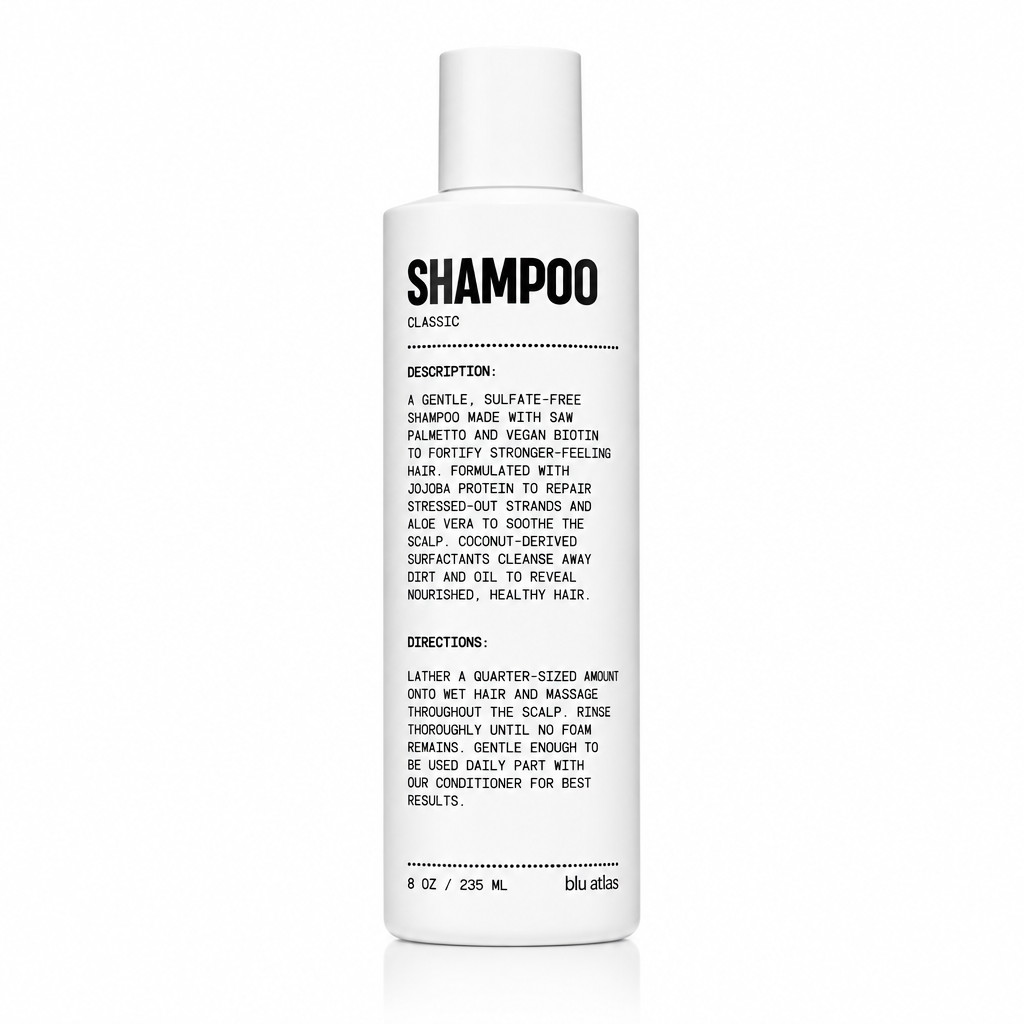 Blu Atlas Men's Natural Shampoo